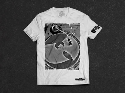 Tricou Alb - Wu-Tang Vinyl