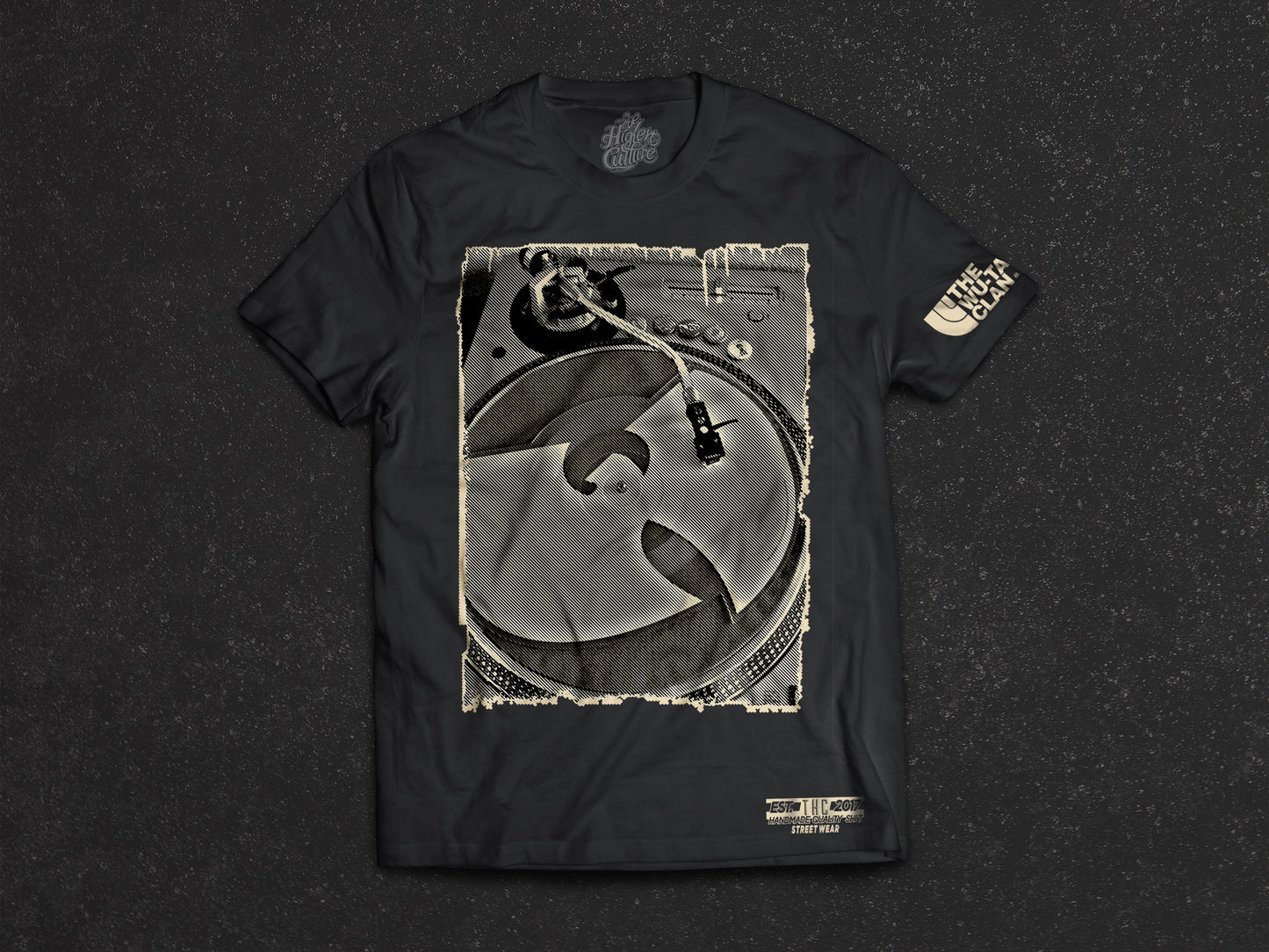 Tricou Negru - Wu-Tang Vinyl